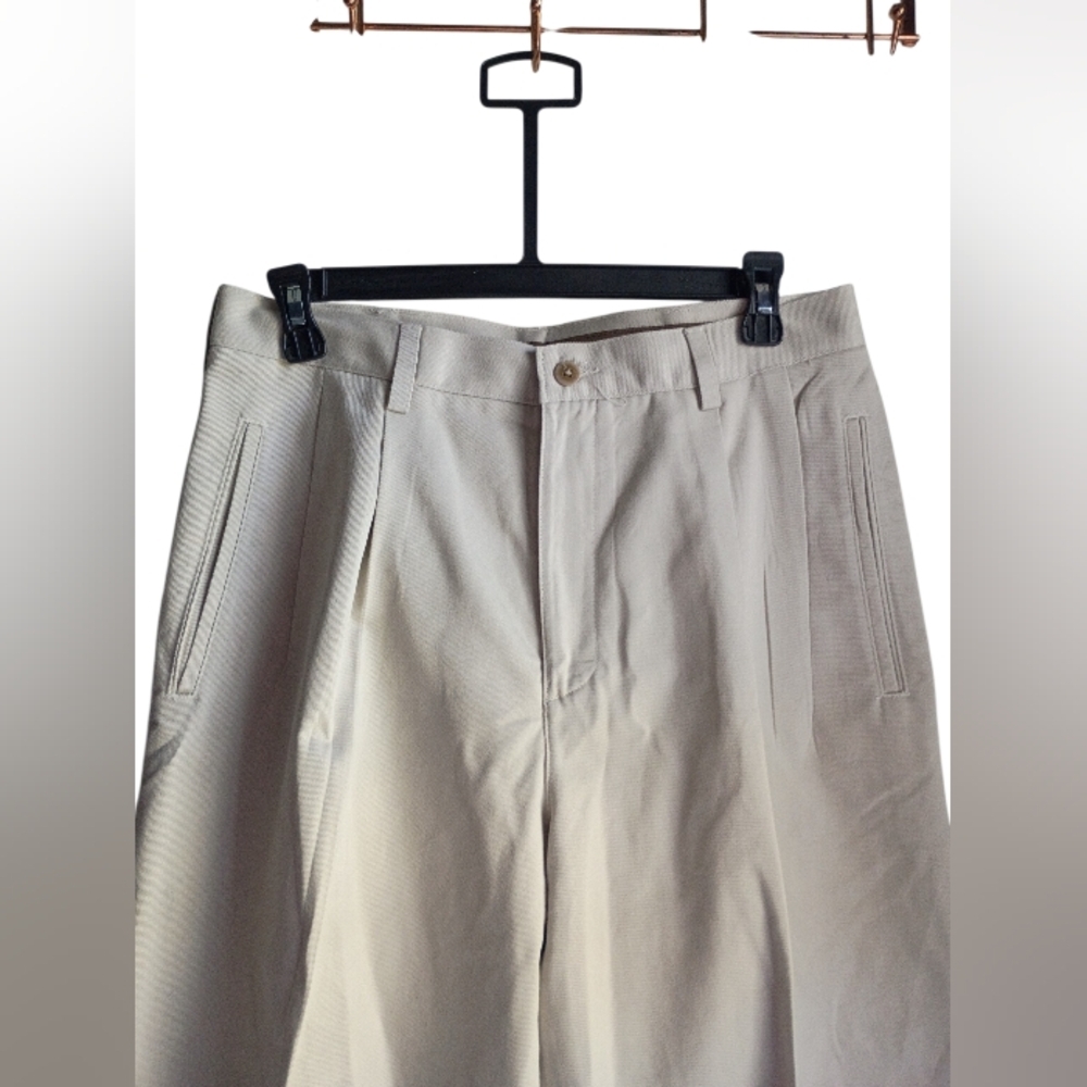 ❤️ Men's Savane Khaki Pants Size 33,30 - Picture 3 of 6
